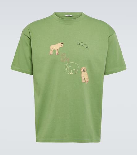 Bode T-shirt Tiny Zoo en coton - Bode - Modalova