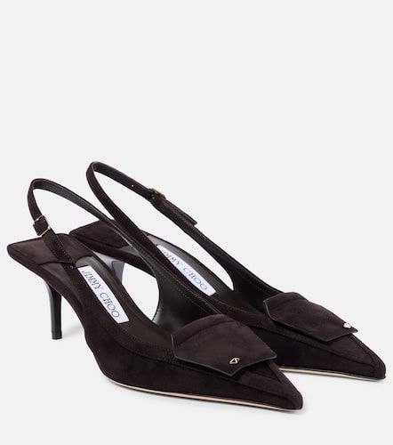 Escarpins slingback Frances 60 en daim - Jimmy Choo - Modalova