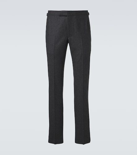 Pantalon ajusté en laine - Thom Sweeney - Modalova