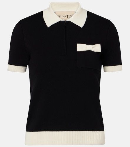 Polo en coton à nœud - Valentino Garavani - Modalova