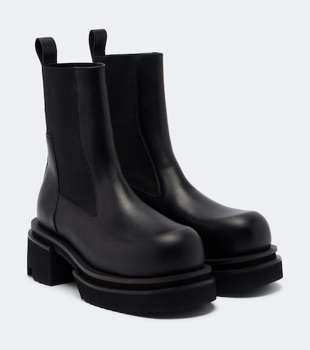 Bottines Chelsea Beatle à plateau en cuir - Rick Owens - Modalova