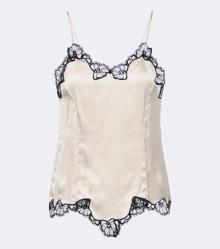 Caraco Amael en satin de soie mélangée - Isabel Marant - Modalova