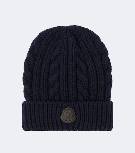 Moncler Bonnet en laine vierge - Moncler - Modalova