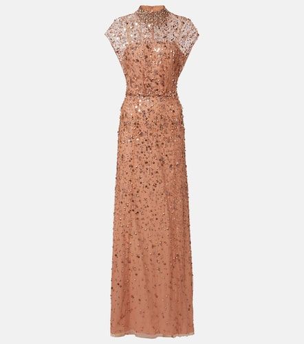Robe longue Crystal Drop à ornements - Jenny Packham - Modalova