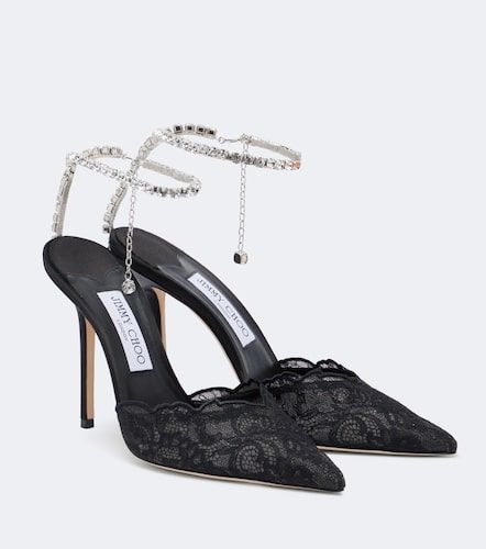 Escarpins Saeda en dentelle à ornements - Jimmy Choo - Modalova