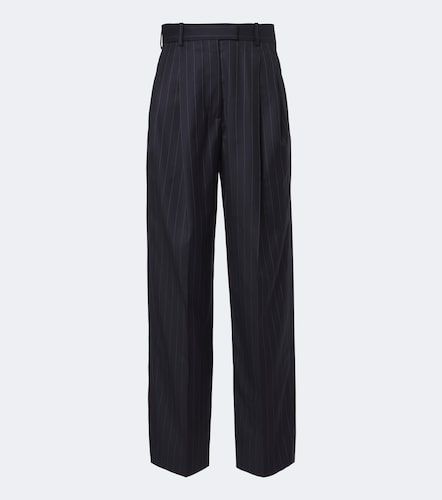 Pantalon ample en laine à rayures - Givenchy - Modalova