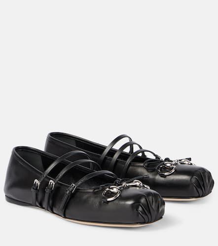 Ballerines Horsebit en cuir - Gucci - Modalova