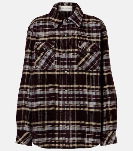 Chemise en cachemire à carreaux et émeraudes - God's True Cashmere - Modalova