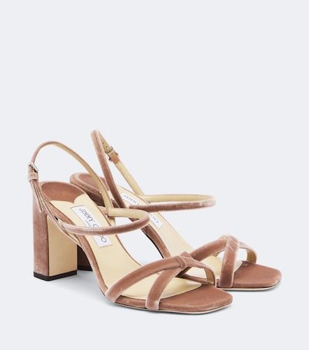 Jimmy Choo Sandales Elsy en velours - Jimmy Choo - Modalova