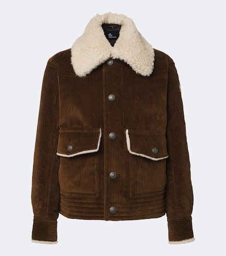 Veste blouson en velours côtelé de coton - Moncler Grenoble - Modalova