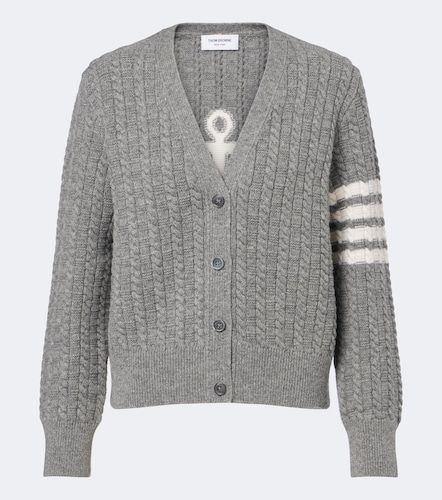 Cardigan 4-Bar en laine vierge - Thom Browne - Modalova