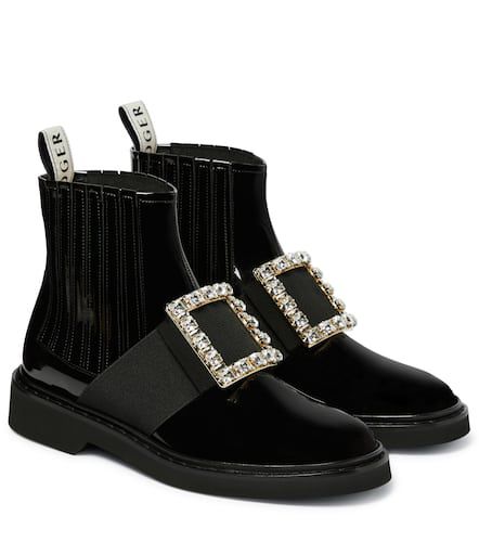 Bottines Viv Rangers en cuir verni - Roger Vivier - Modalova