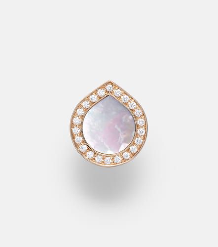 Boucle d'oreille unique Antifer en or rose 18 ct, nacre et diamants - Repossi - Modalova