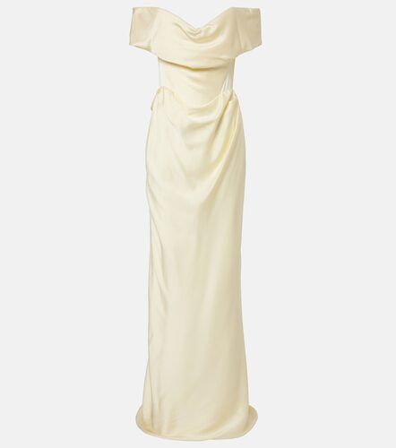 Robe longue Nova Cocotte en satin - Vivienne Westwood - Modalova