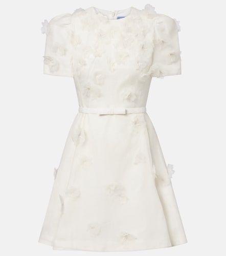 Robe Elyse en lin et soie à appliqués - Leo Lin - Modalova