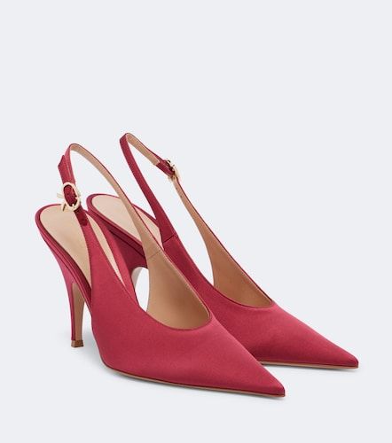 Escarpins slingback Sofia en satin - Gianvito Rossi - Modalova