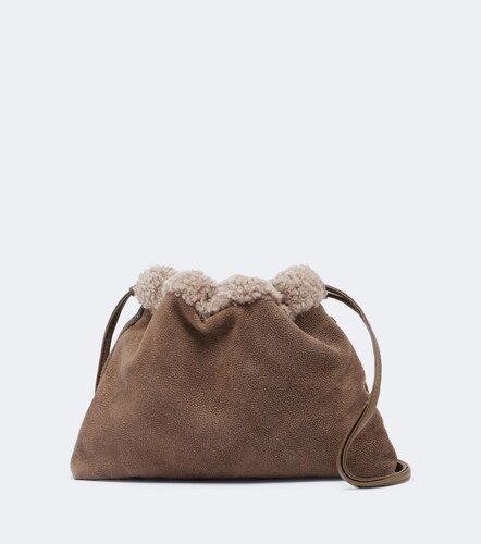 Sac à bandoulière Mellow Monili en cuir - Brunello Cucinelli - Modalova