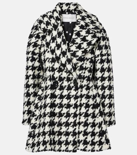 Manteau croisé à motif pied-de-poule - Nina Ricci - Modalova