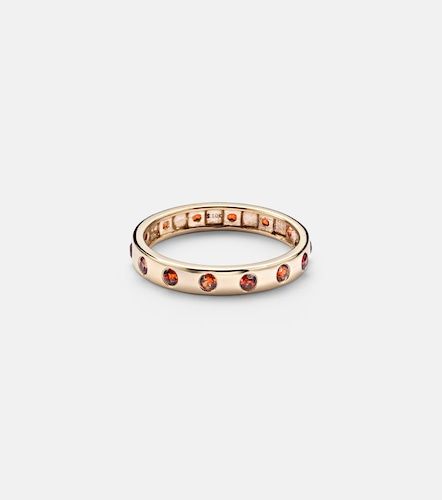 Bague en or 10 ct et grenat - Stone and Strand - Modalova