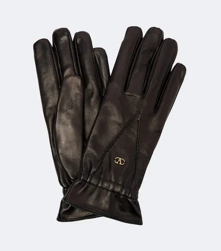 Gants VLogo en cuir - Valentino Garavani - Modalova