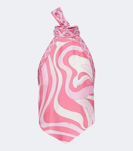 Pucci Top Marmo en soie - Pucci - Modalova