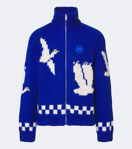 Pull zippé en laine et alpaga - Canada Goose - Modalova