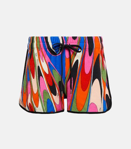 Short Onde imprimé en coton mélangé - Pucci - Modalova