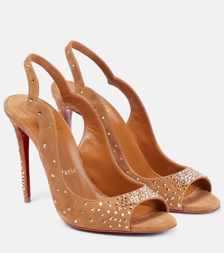 Sandales Nudes Degrachick en daim - Christian Louboutin - Modalova