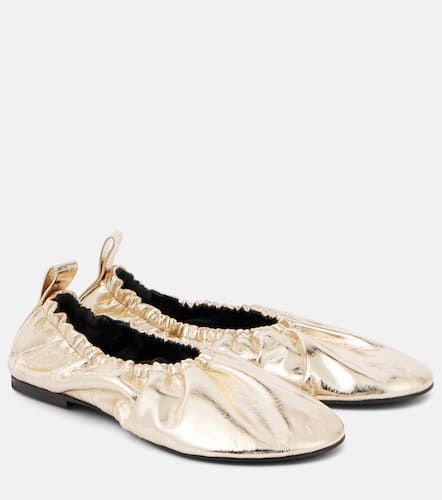 Ballerines en cuir métallisé - Jil Sander - Modalova