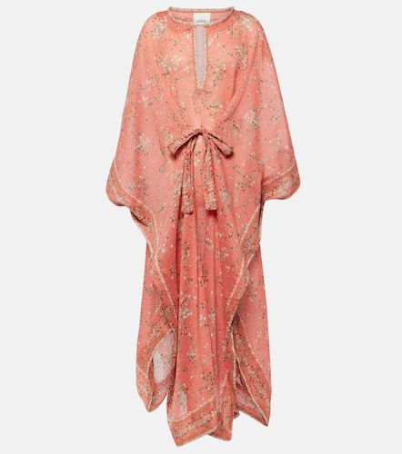 Robe longue Amira imprimée en coton et soie - Isabel Marant - Modalova