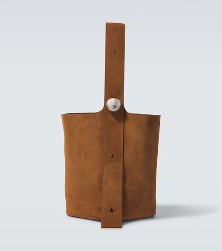Loewe Cabas Pebble Large en daim - Loewe - Modalova