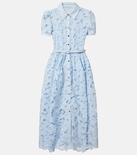 Robe chemise en dentelle - Self-Portrait - Modalova