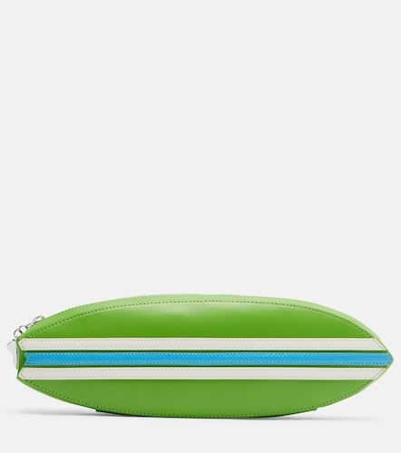 Pochette Surfboard en cuir à rayures - Staud - Modalova
