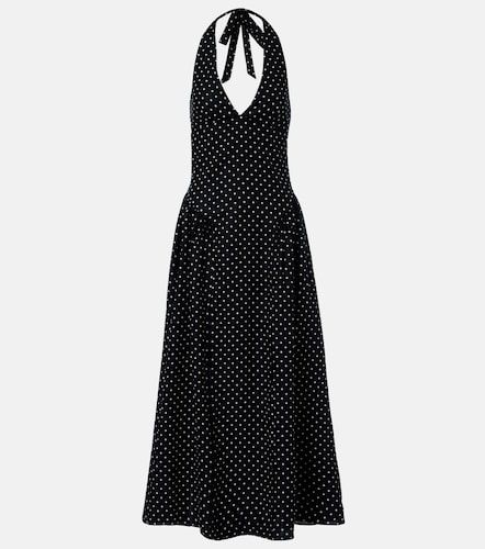 Robe midi La Cala en lin à pois - Faithfull - Modalova