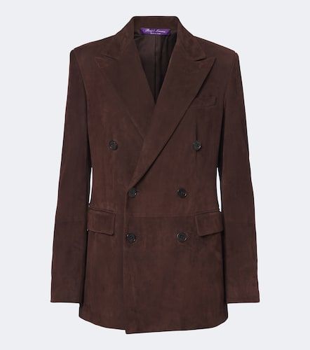 Blazer Ramona en daim - Ralph Lauren Collection - Modalova