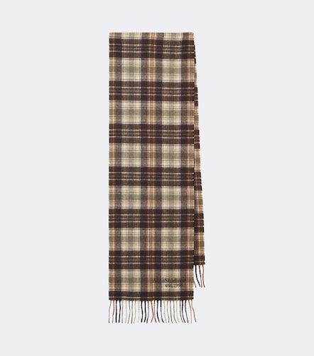 Écharpe à carreaux en cachemire et laine - Acne Studios - Modalova