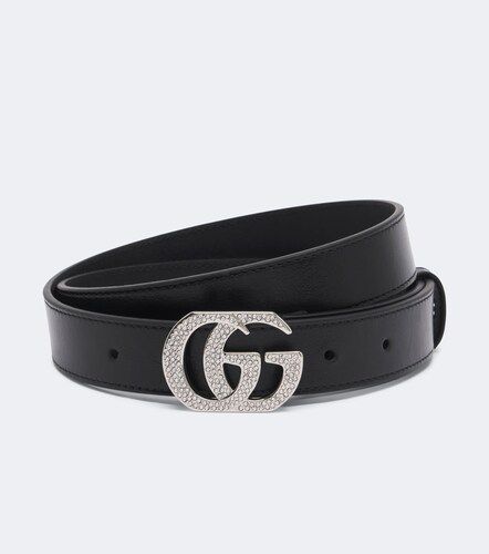 Ceinture GG Marmont en cuir à ornements - Gucci - Modalova