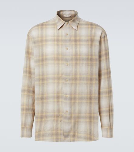 Chemise en laine à carreaux - Auralee - Modalova
