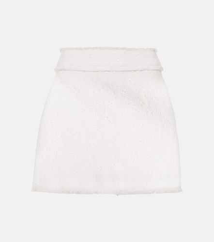 Mini-jupe en tweed de coton mélangé - Dolce&Gabbana - Modalova