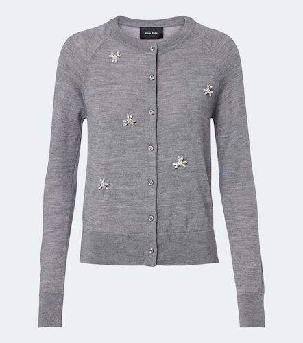 Cardigan en laine et soie à ornements - Simone Rocha - Modalova