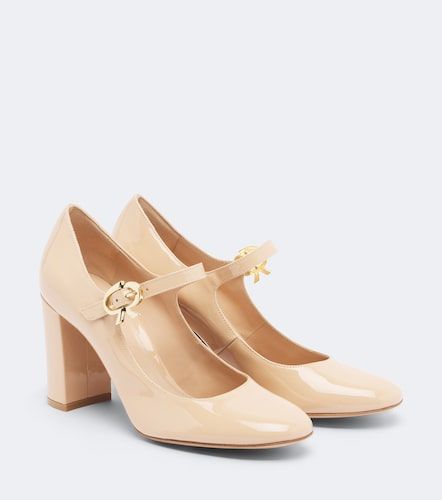 Escarpins Mary Jane Mary Ribbon en cuir verni - Gianvito Rossi - Modalova