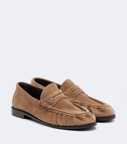 Mocassins Le Loafer en daim - Saint Laurent - Modalova