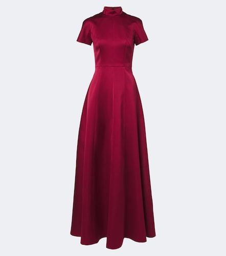 Robe longue Malinda en satin - Emilia Wickstead - Modalova