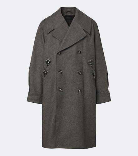 Manteau oversize en laine mélangée - Simone Rocha - Modalova