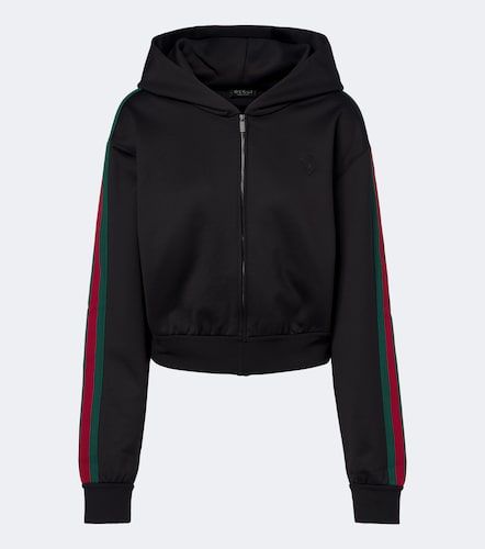 Sweat-shirt à capuche Web Stripe - Gucci - Modalova