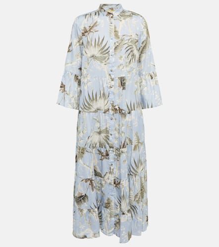 Robe midi Panthea imprimée en coton - Erdem - Modalova