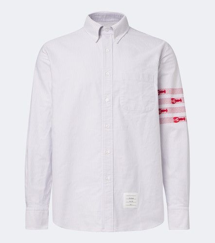 Chemise Oxford 4-Bar en coton à rayures - Thom Browne - Modalova