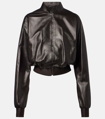 Gucci Veste bomber en cuir - Gucci - Modalova