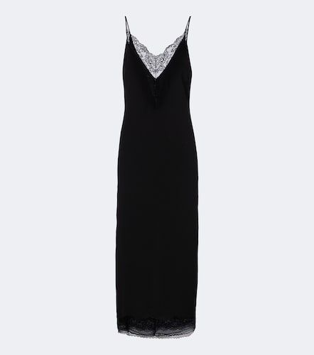 Robe nuisette en soie à dentelle - Magda Butrym - Modalova