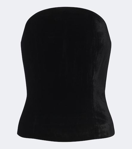 Top bustier en velours - Roland Mouret - Modalova